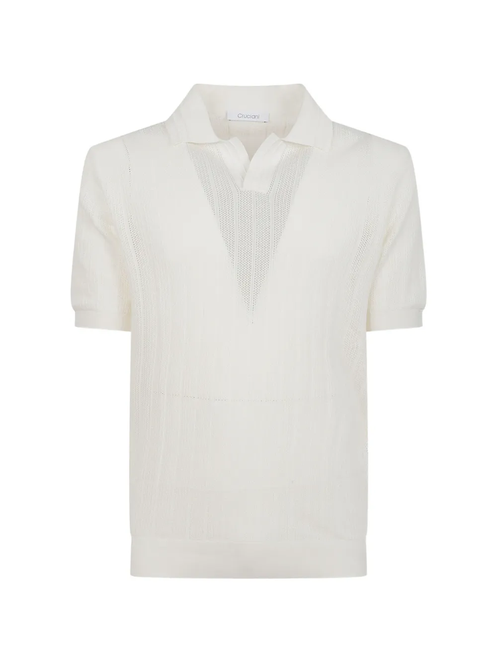 Cruciani T-shirt con scollo a V - Bianco