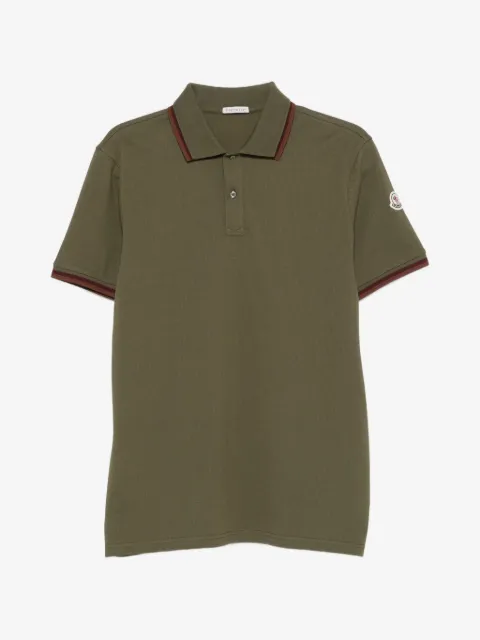 Moncler tipped polo shirt