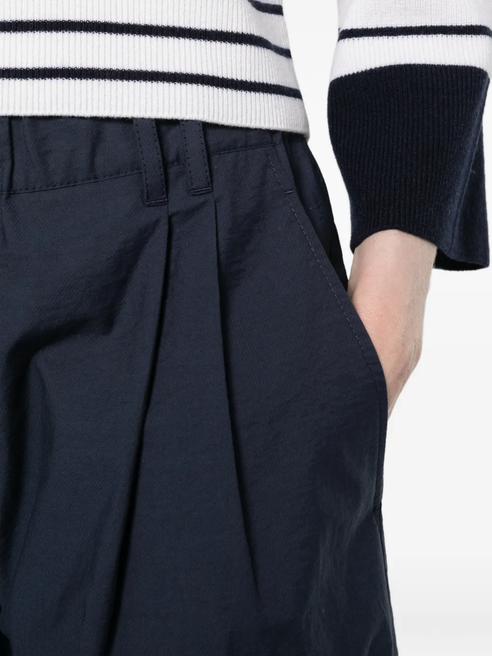 Brunello Cucinelli Plooibroek Blauw