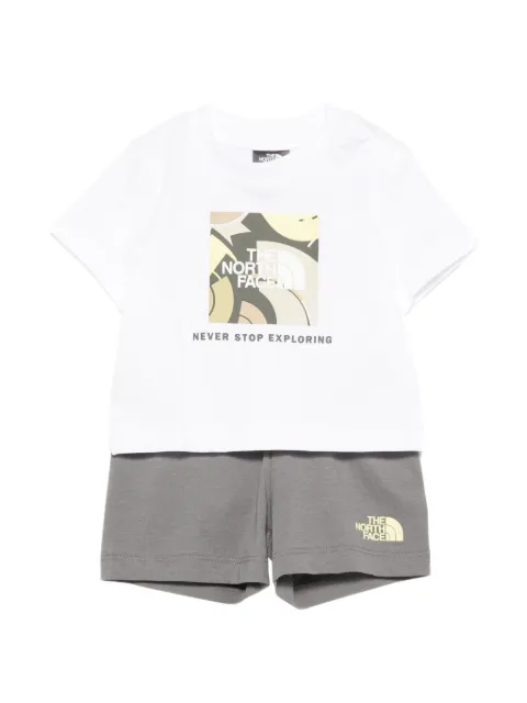 The North Face Kids NSE Box Play logo shorts set (set of two)