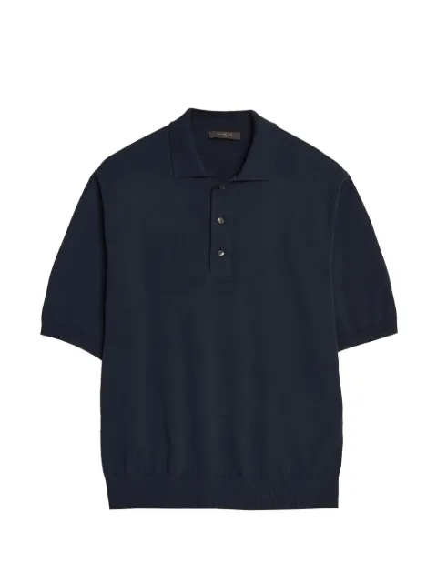 Zanone buttoned polo shirt