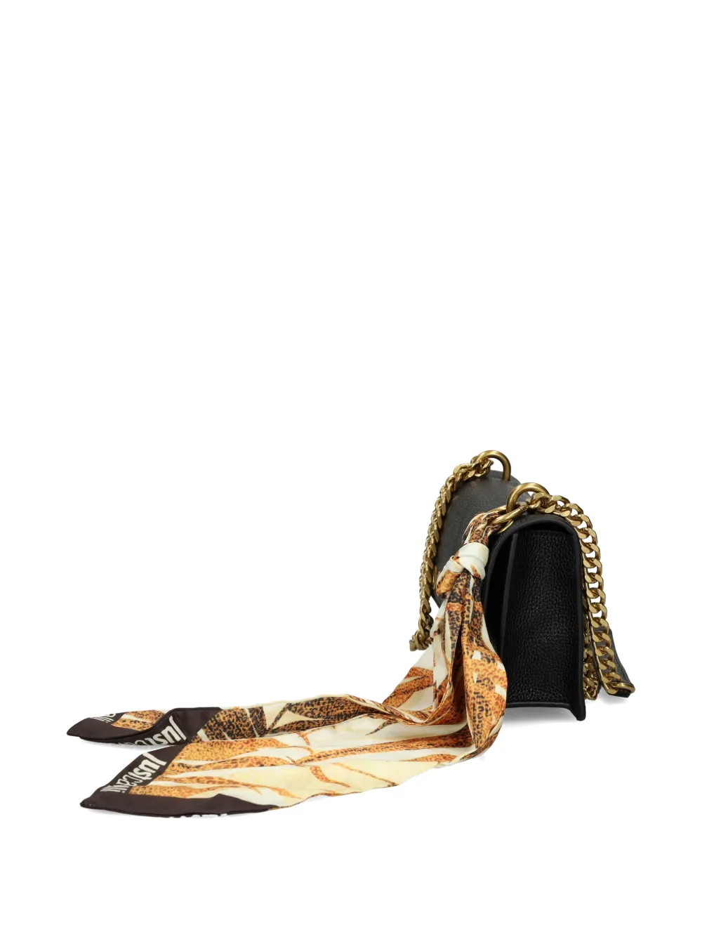 Just Cavalli Schoudertas met logo Zwart
