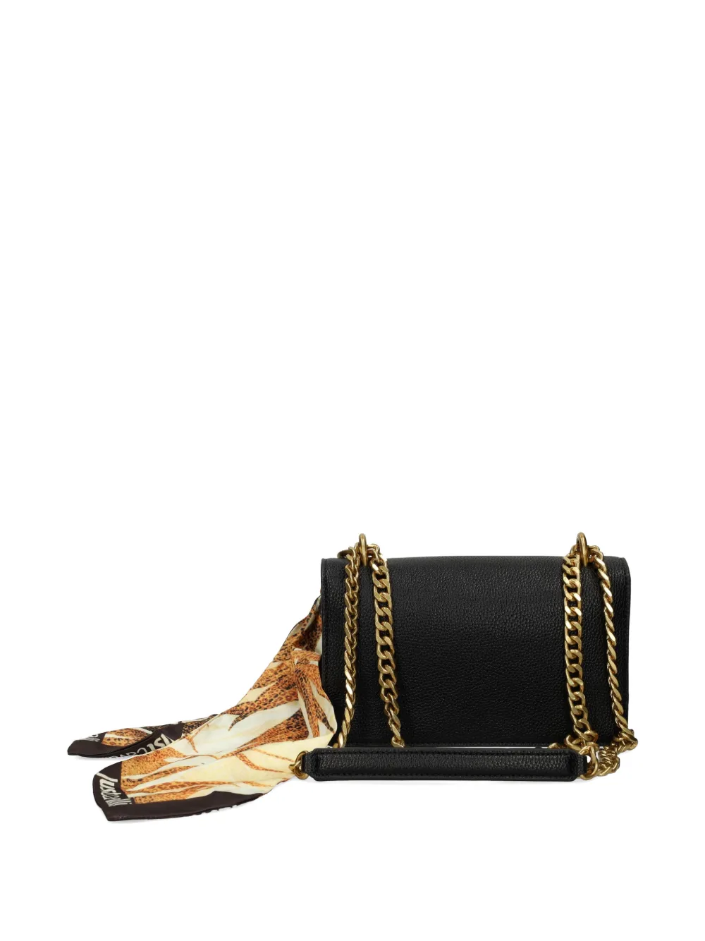 Just Cavalli Schoudertas met logo Zwart