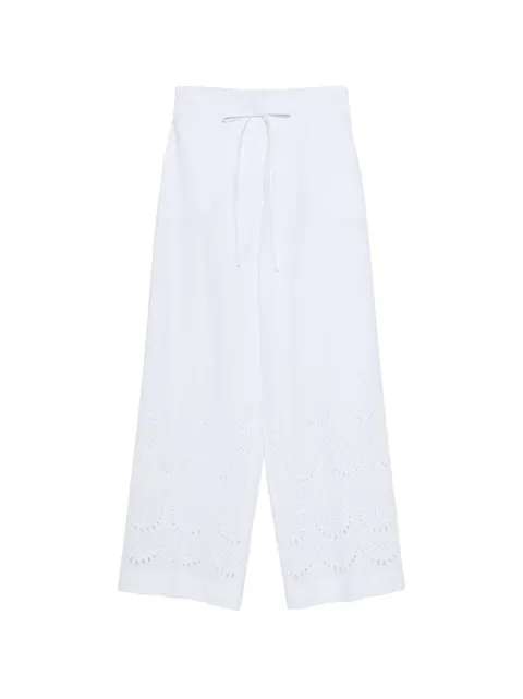 P.A.R.O.S.H. pantalones con cordones en la pretina y ojales