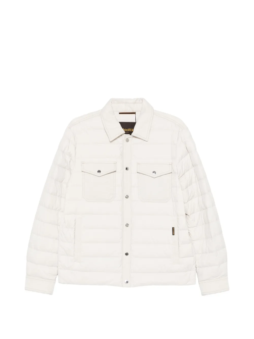 Moorer Montini buttoned quilted jacket - Toni neutri