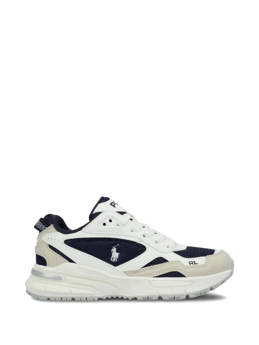 POLO RALPH LAUREN KIDS Trackster 275 sneakers met mesh vlakken Wit