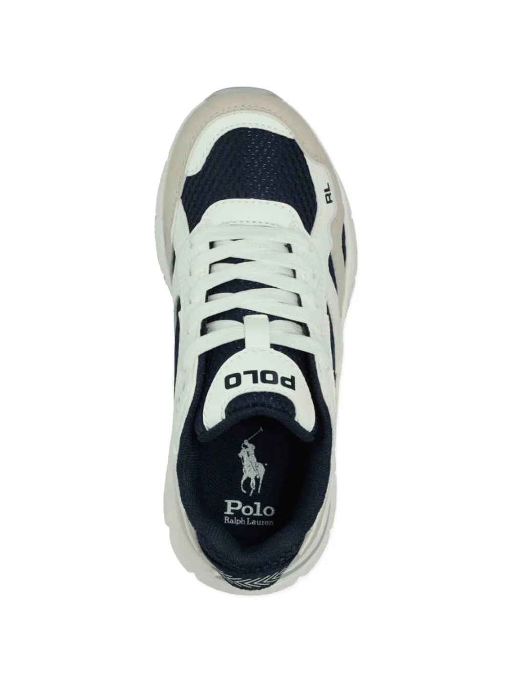 POLO RALPH LAUREN KIDS Trackster 275 sneakers met mesh vlakken Wit