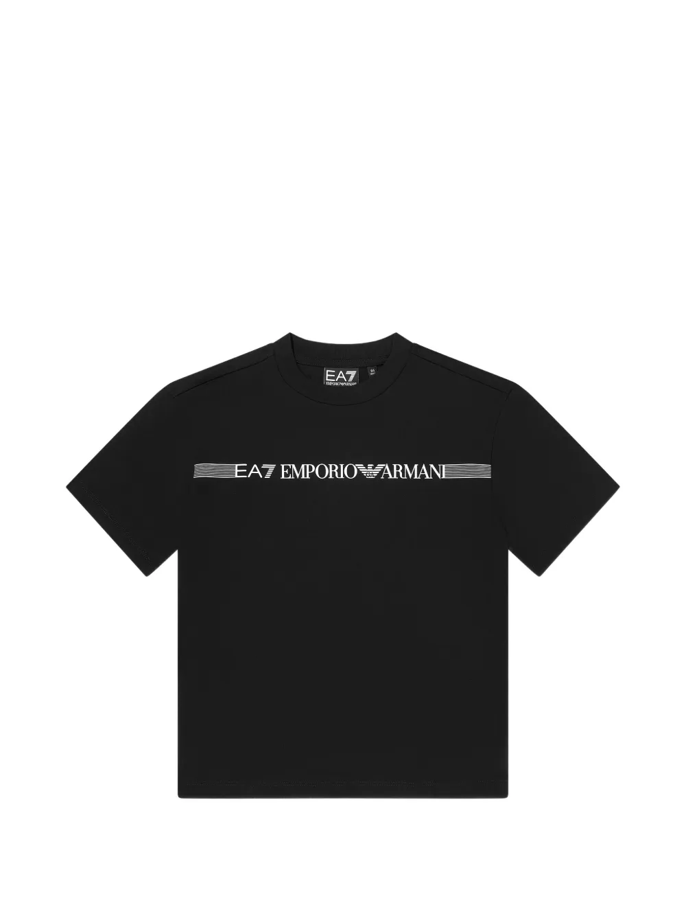 Emporio Armani Kids short-sleeve logo T-shirt - Nero