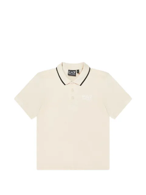 Emporio Armani Kids logo collar T-shirt