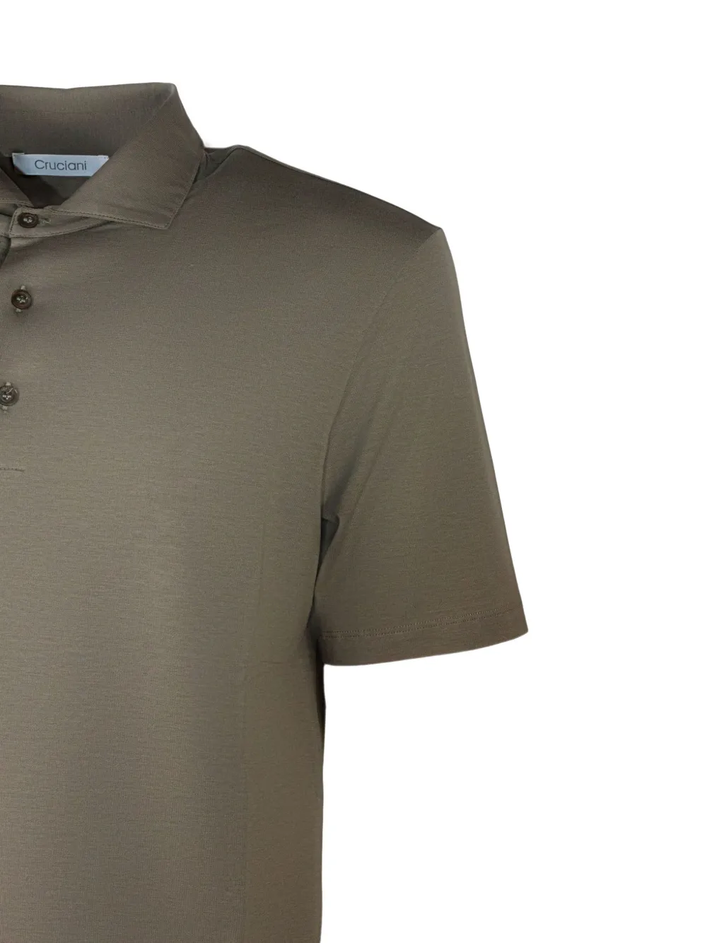  Cruciani Buttoned Polo Shirt - Green 
