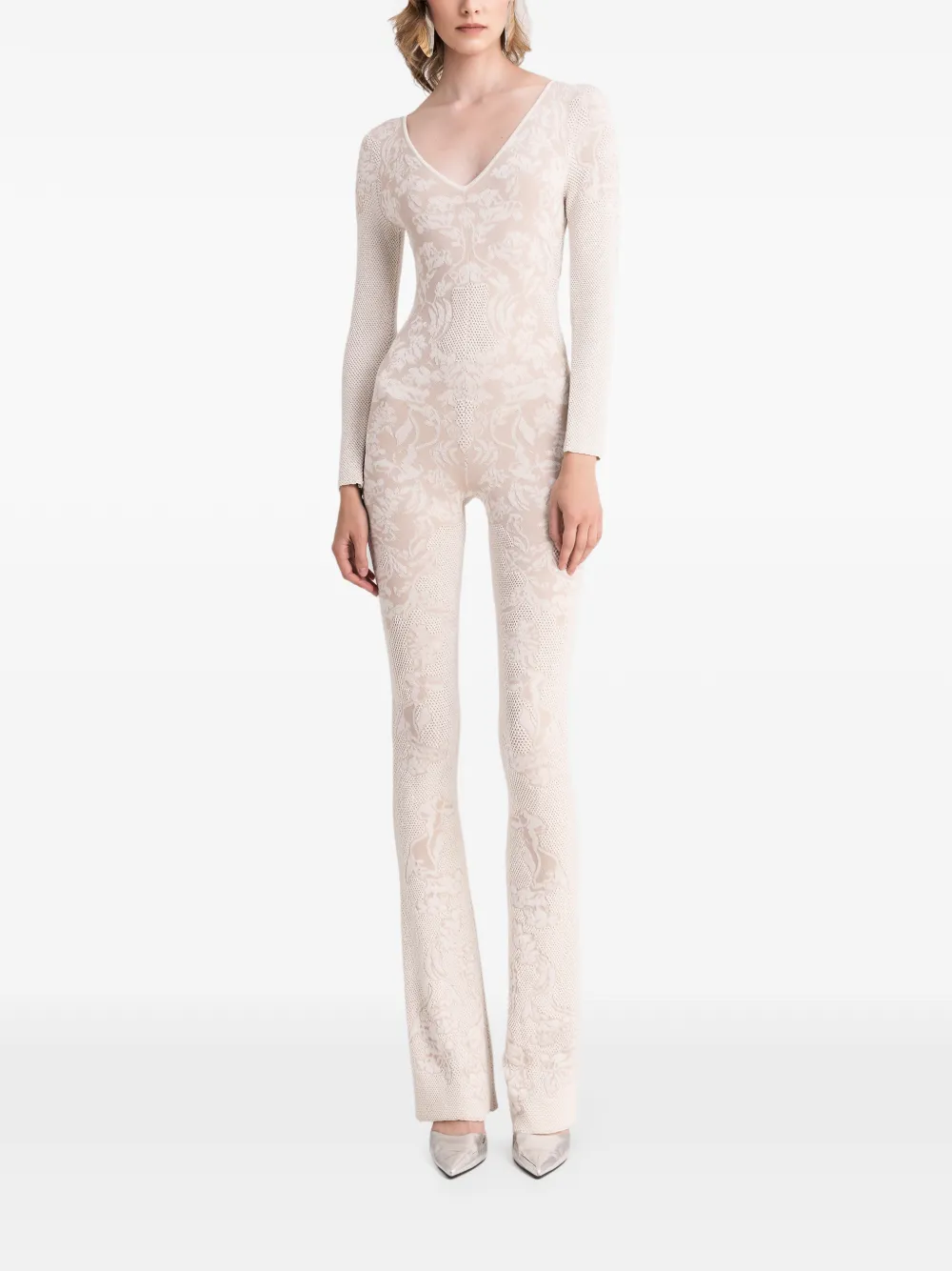 Gemy Maalouf Tuta intera a maniche lunghe - Toni neutri