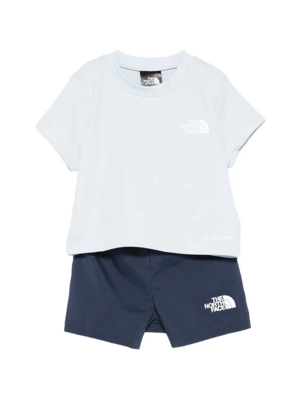 The North Face Kids logo shorts set (set of two) - Blu