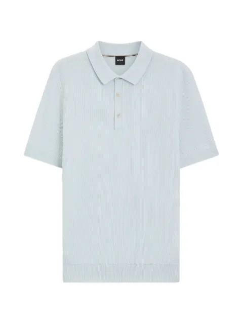 BOSS Camisa polo de tricô