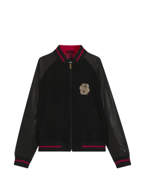 BOSS Jaqueta bomber x Creation of the Gods de couro