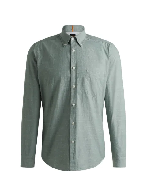 BOSS Camisa com trama de babados