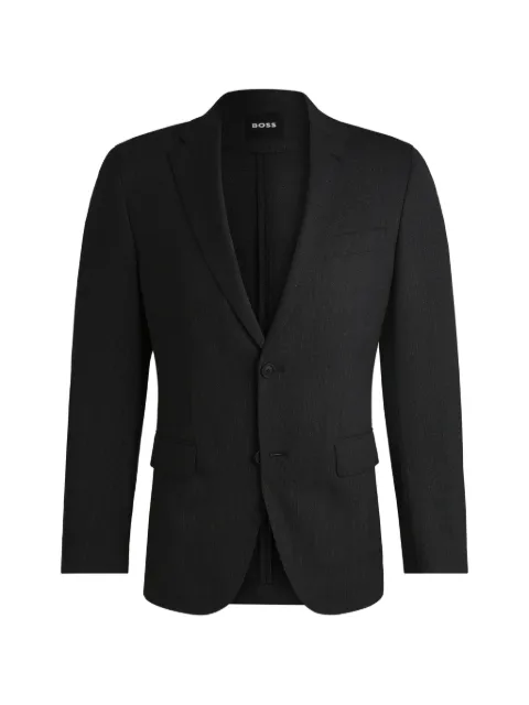 BOSS Blazer texturizado com abotoamento simples