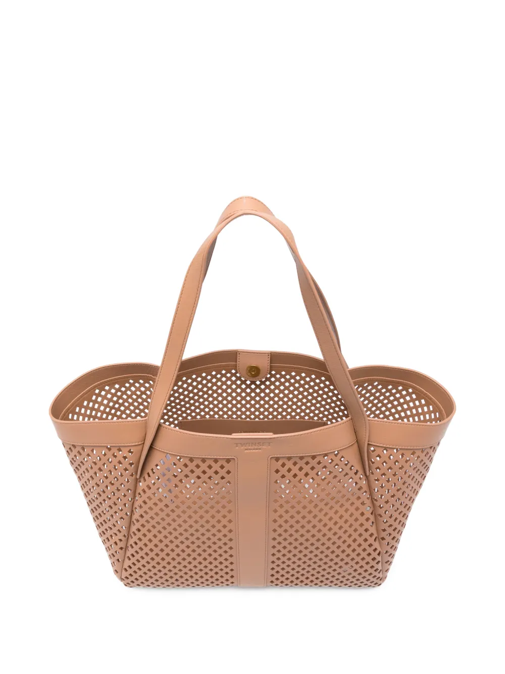 TWINSET Shopper met uitgesneden details Beige