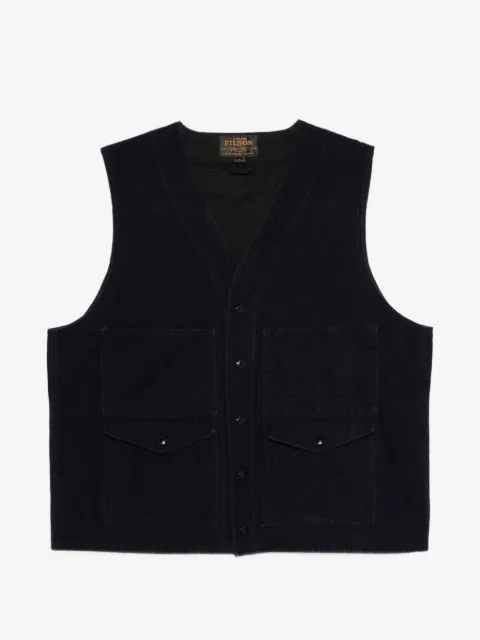 Filson chaleco con botones y bolsillo