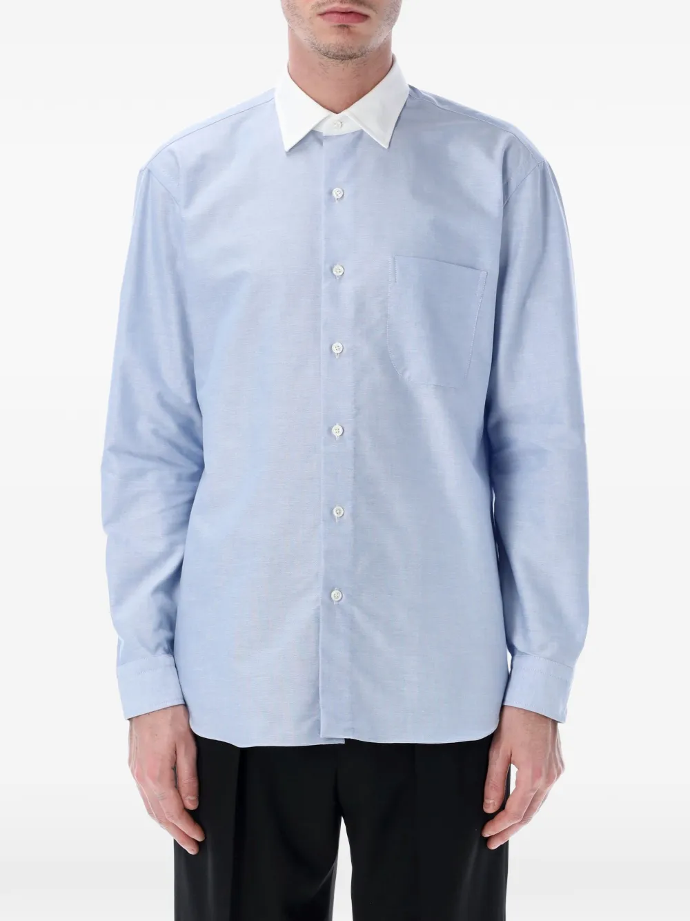 Salvatore Piccolo Alberto pocket shirt - Blu