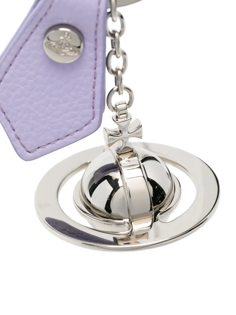 Vivienne Westwood 3D Orb sleutelhanger Zilver