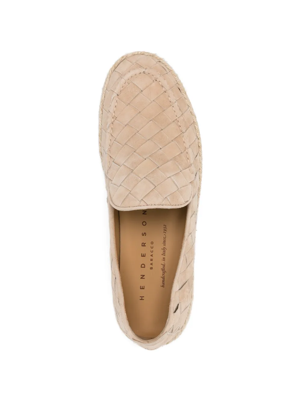 Henderson Baracco Tahiti suède espadrilles Beige