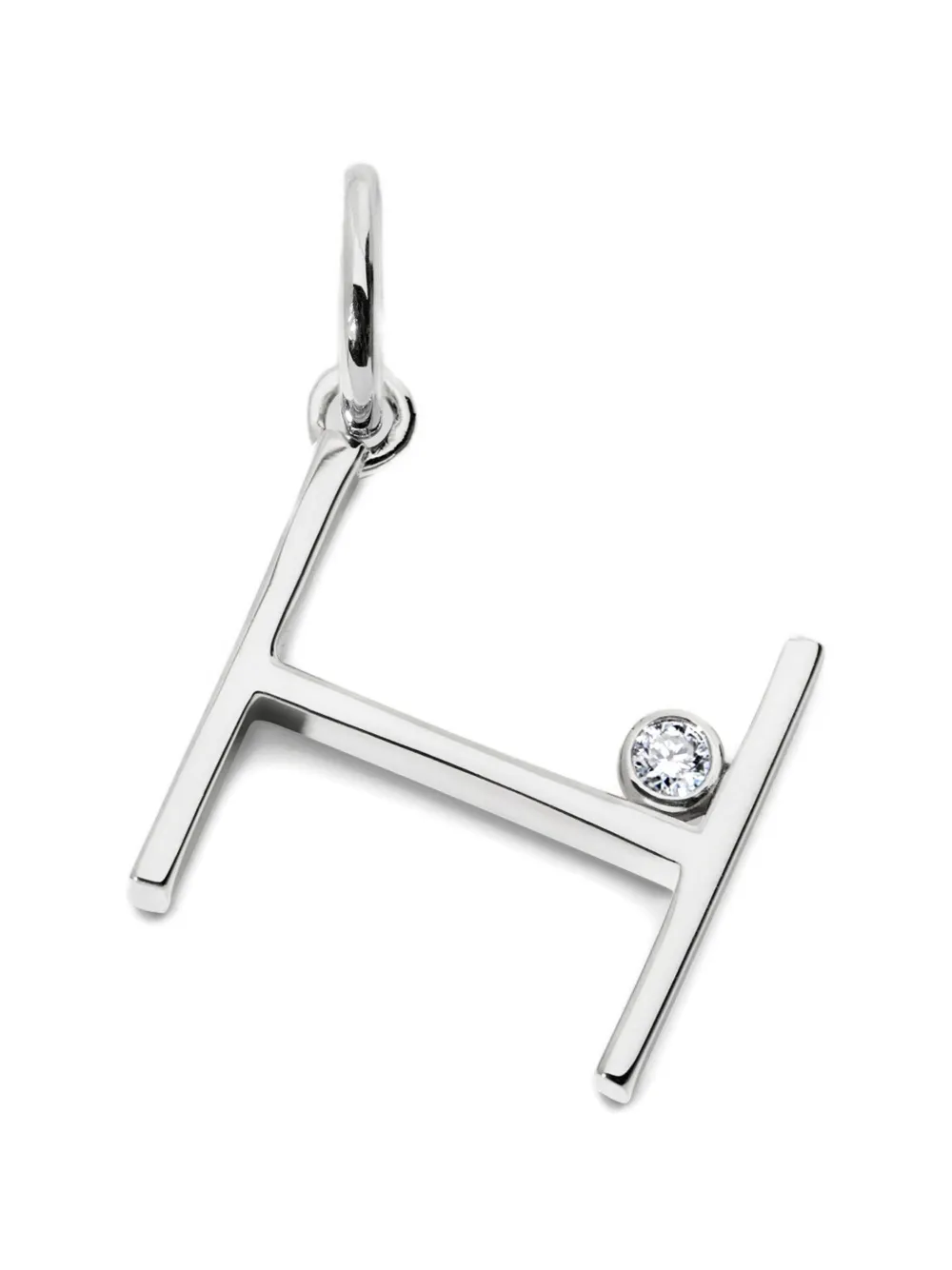 Monica Vinader Pendente con lettera G - Argento