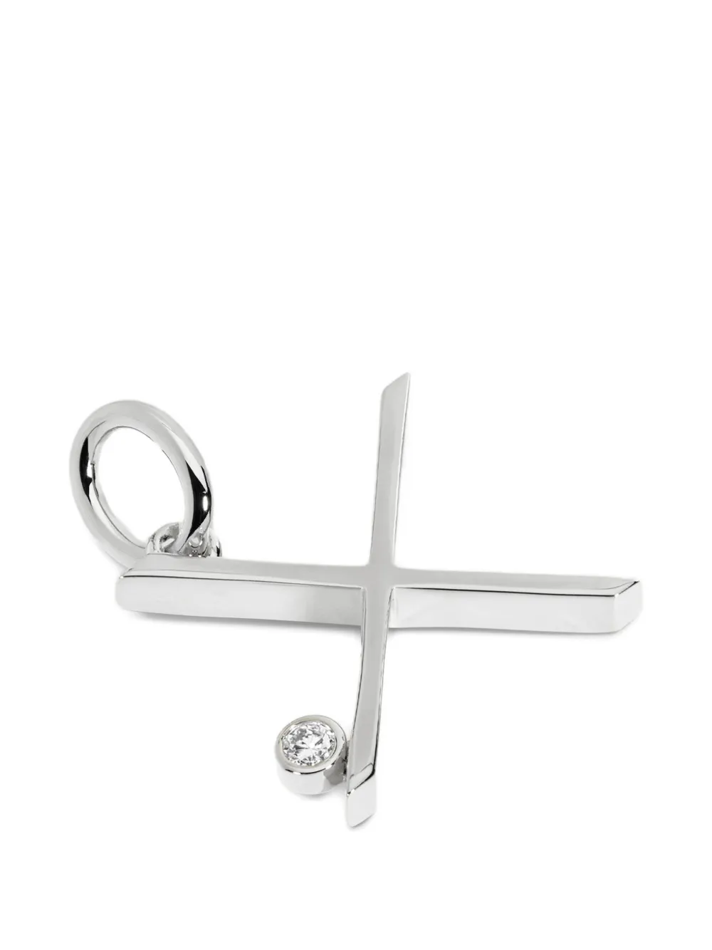 Solitaire Diamond Initial Pendant
