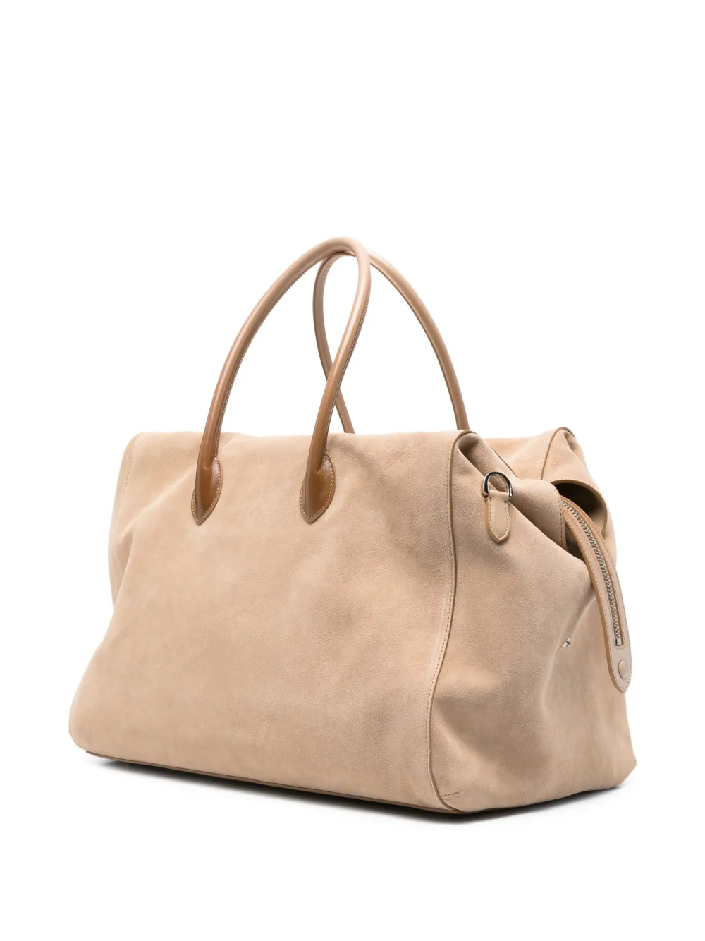  Santoni Zip-fastening Holdall Bag - Neutrals 