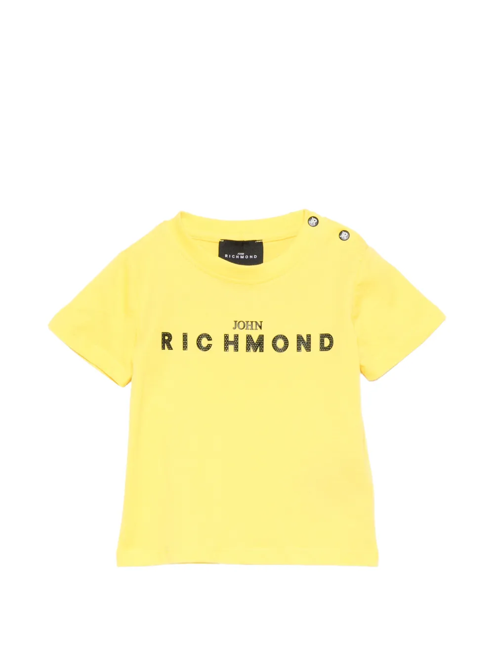 John Richmond Junior buttoned T-shirt - Giallo