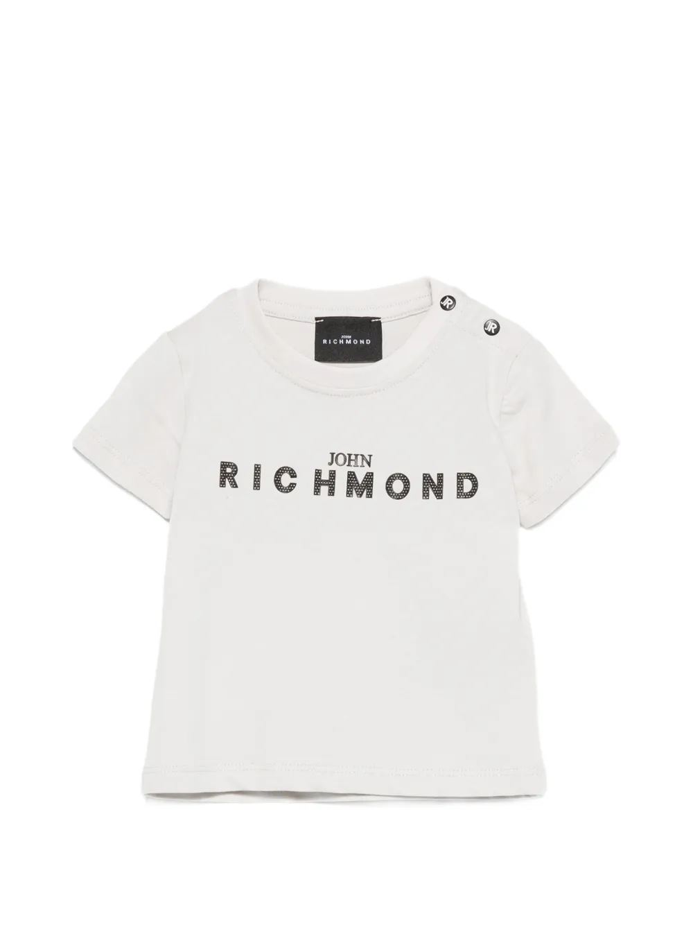 John Richmond Junior logo T-shirt - Grigio