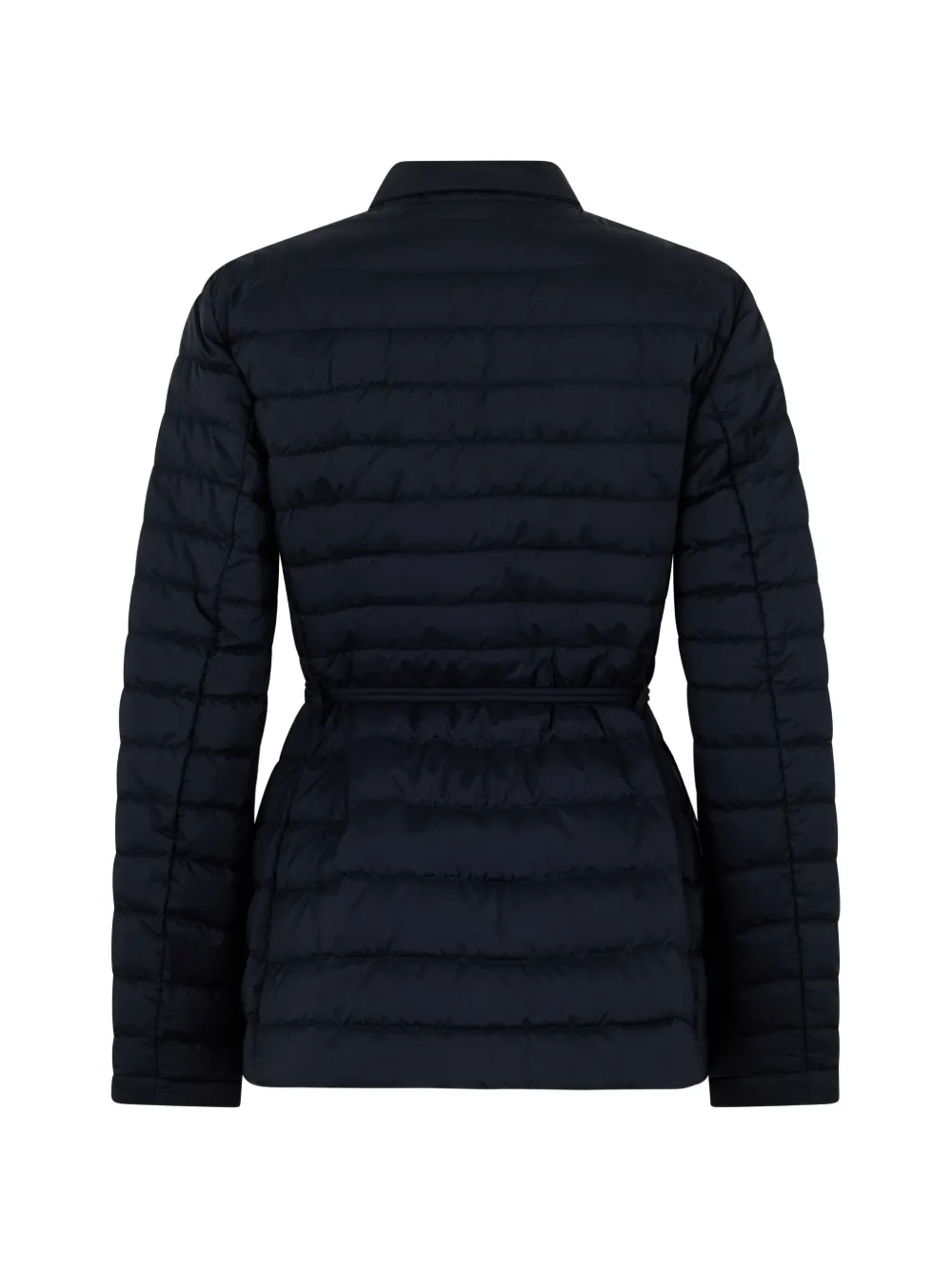  Moorer Quilted Belted Puffer Jacket - Blue 