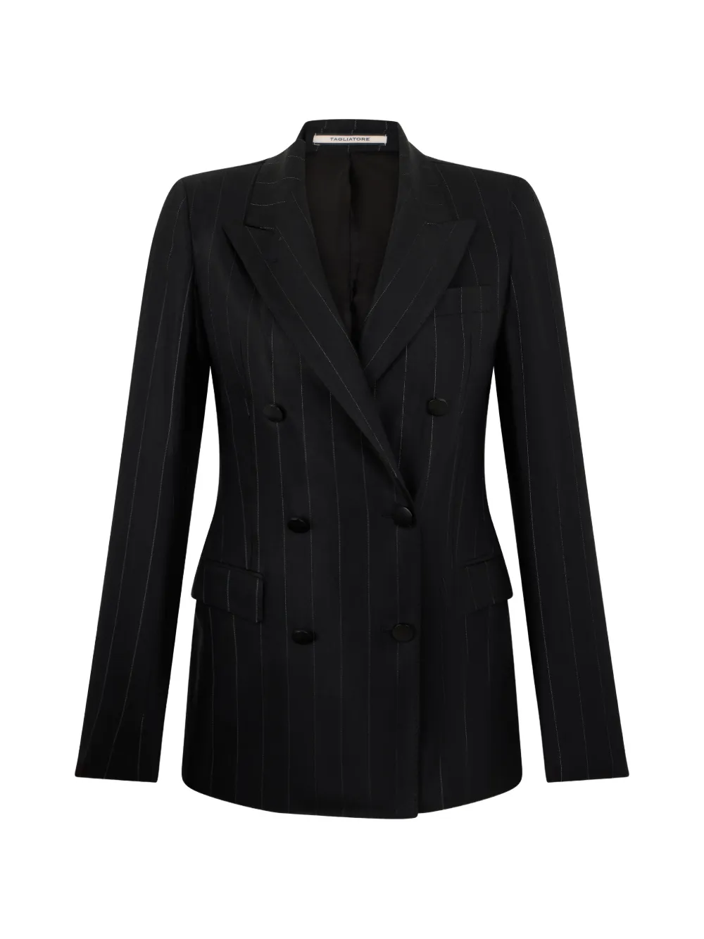 Tagliatore Blazer gessato doppiopetto - Blu