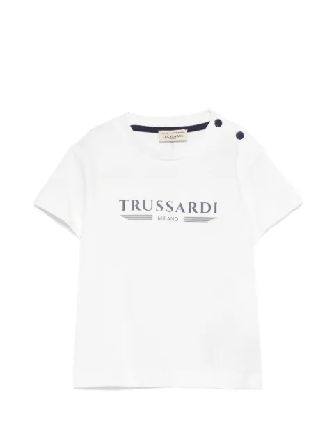 TRUSSARDI JUNIOR playera con botones
