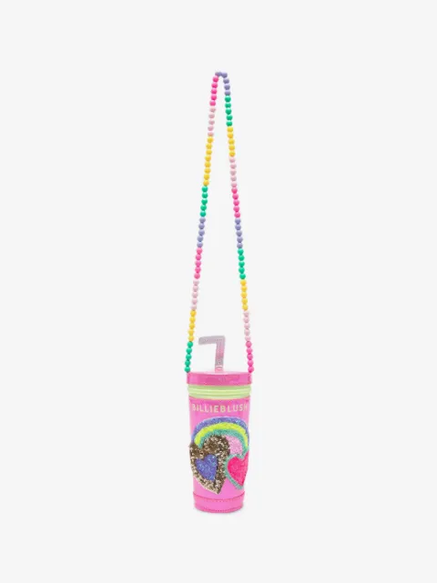 Billieblush Milkshake beaded rainbow shoulder bag