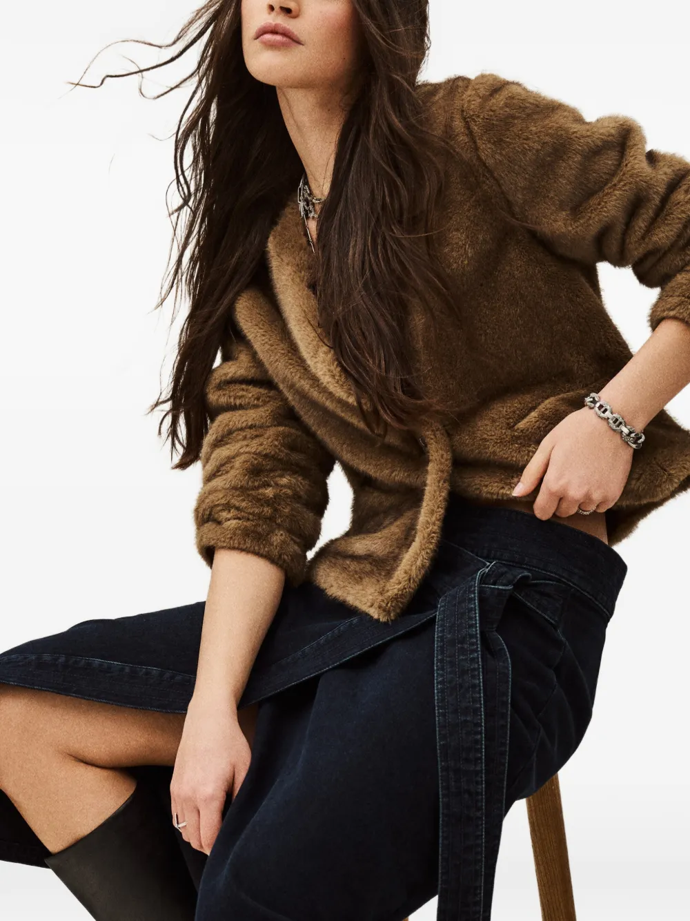 Timy Tie-Wrap Skirt