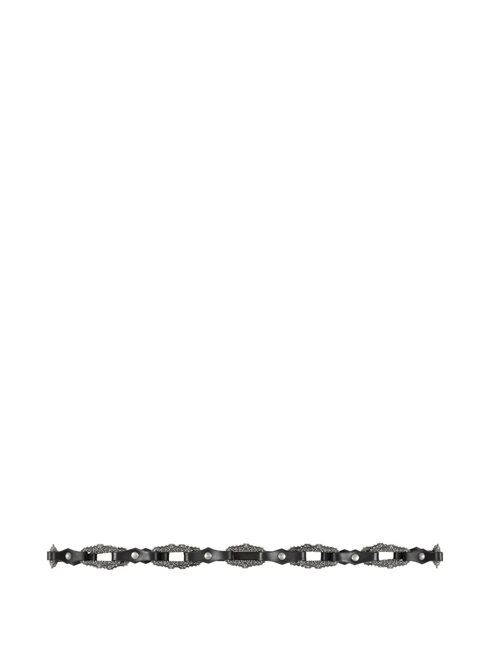 Ba&Sh Baptiste embellished chain belt - Nero