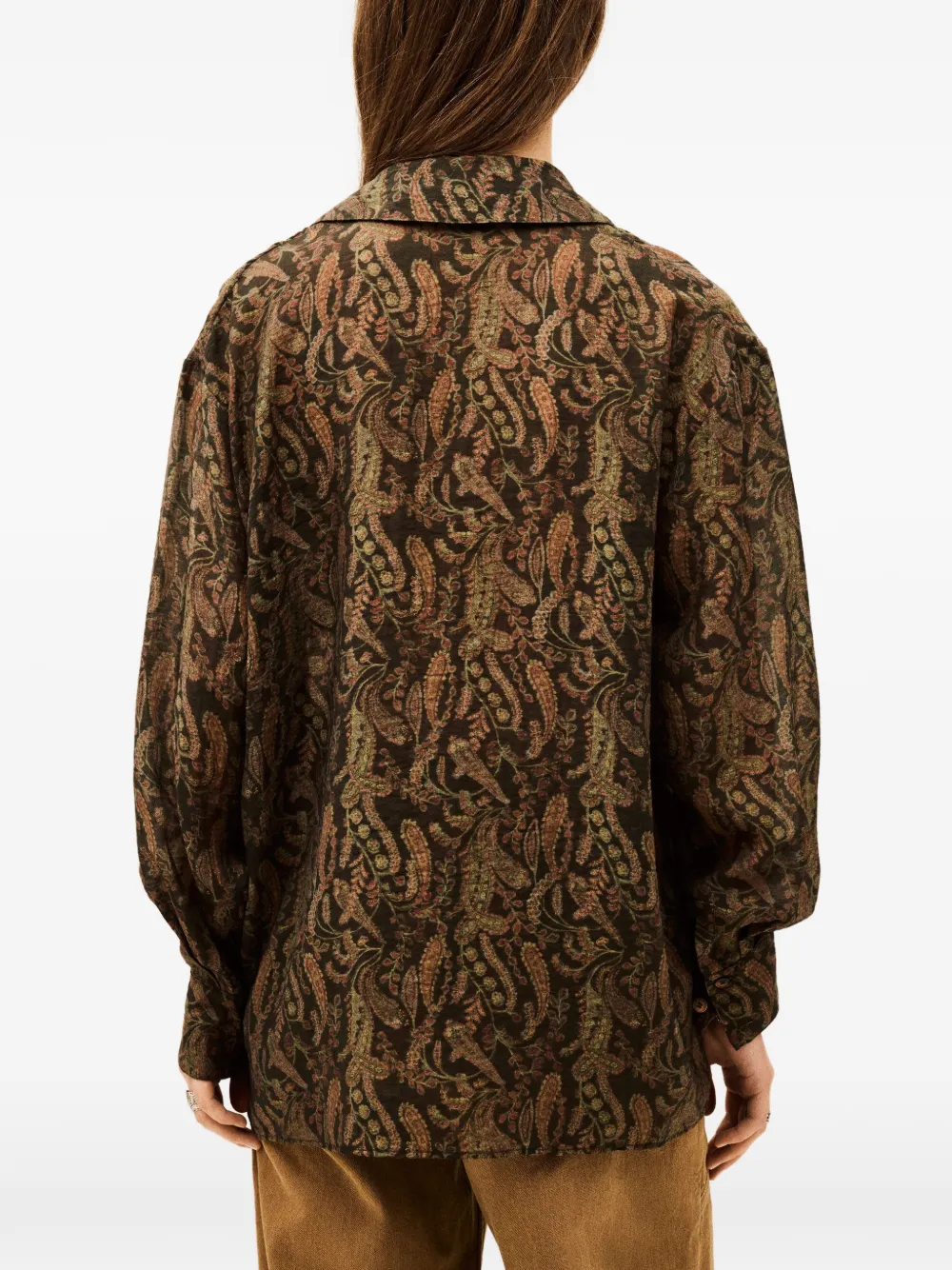 Tao Paisley-Pattern Chest-Pocket Shirt