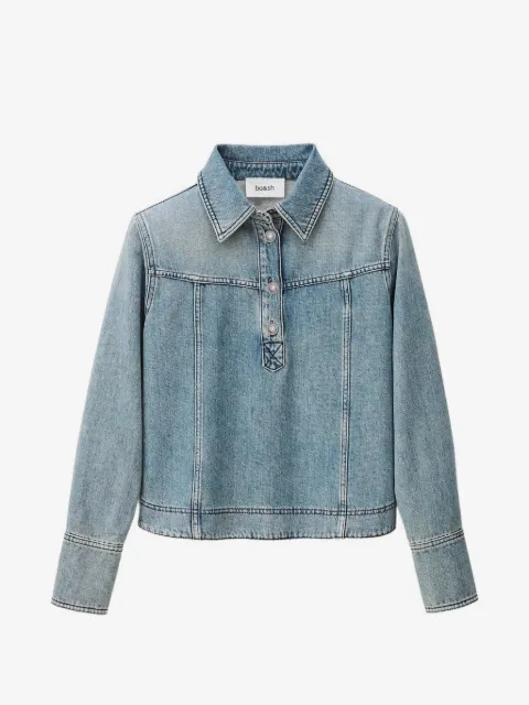 Ba&Sh Tavy buttoned polo top