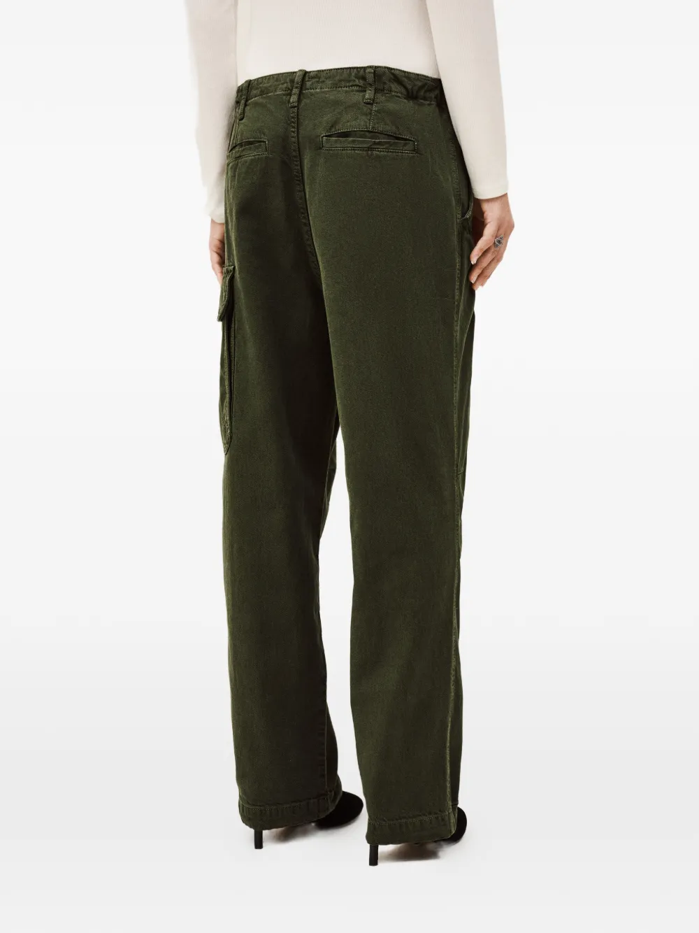  Ba&sh Pantalones Cargo Fino - Verde 