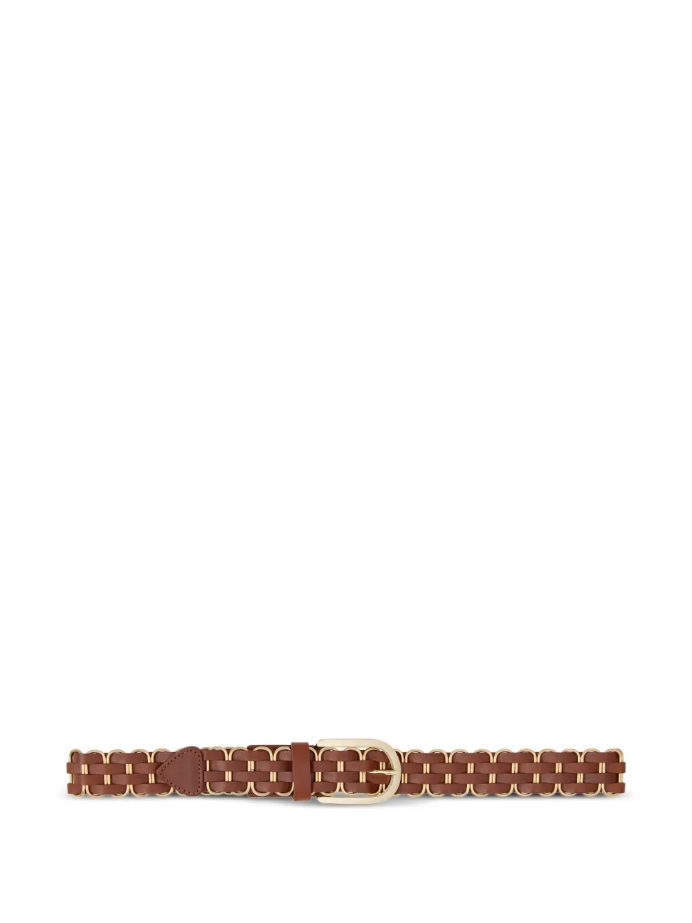 Ba&Sh Beck woven-design belt - Marrone