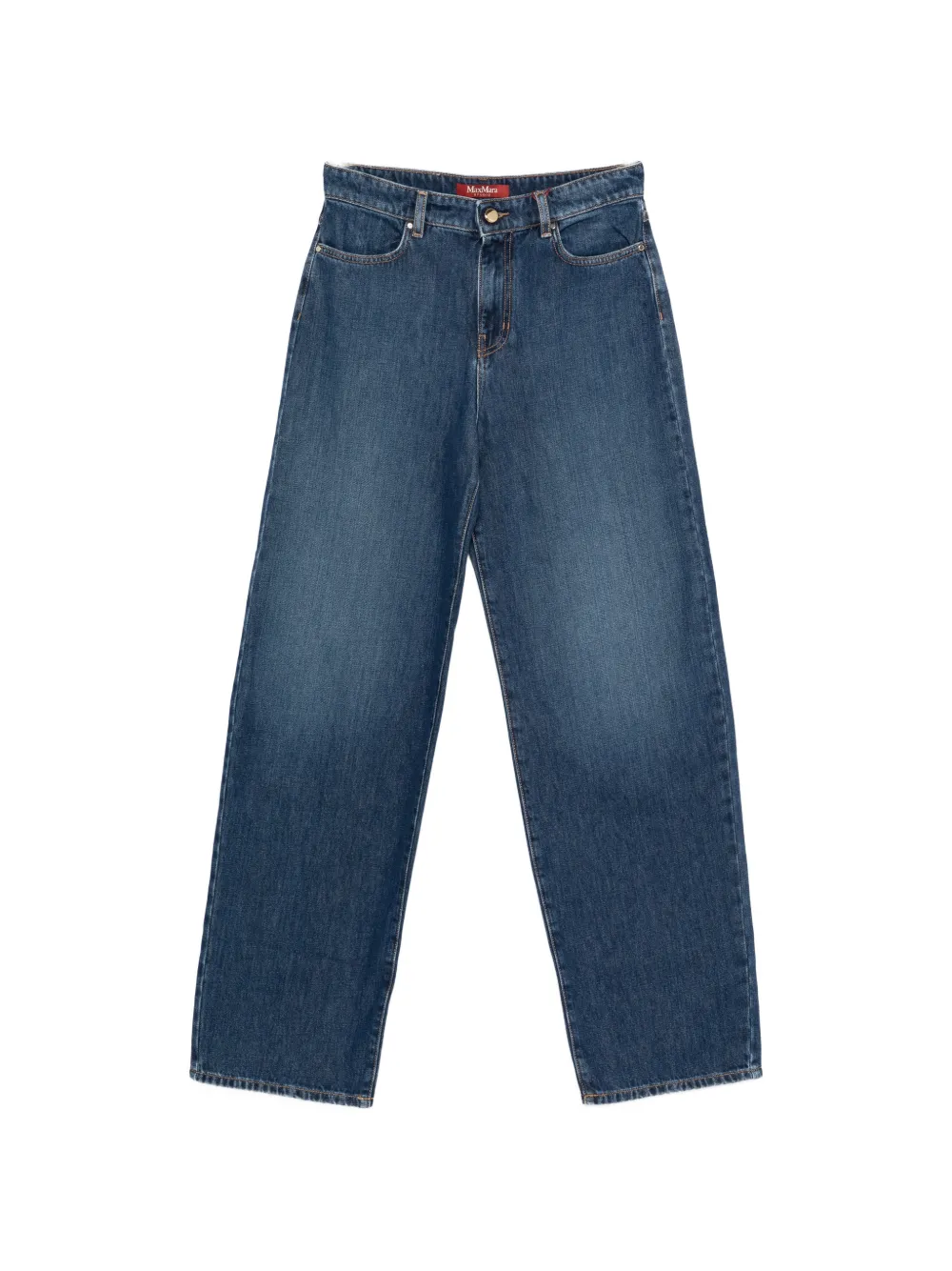 Max Mara denim straight-leg jeans - Blu