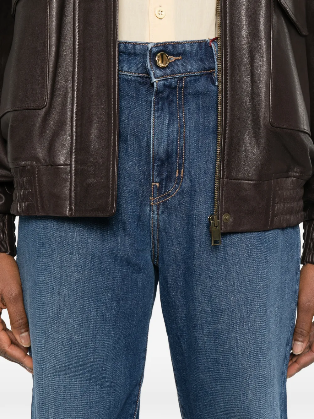 Max Mara Straight denim jeans Blauw