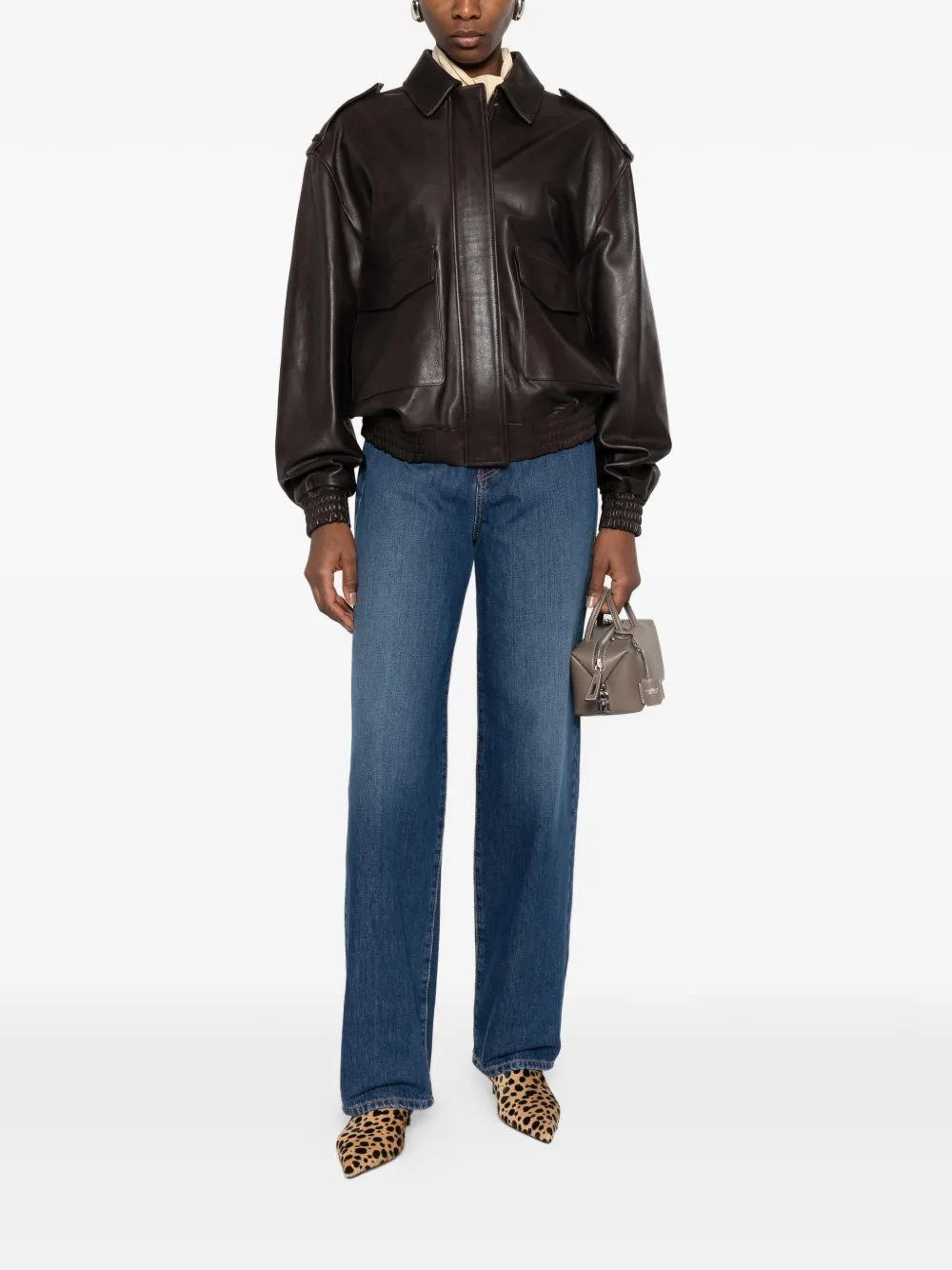  Max Mara Vaqueros Rectos - Azul 