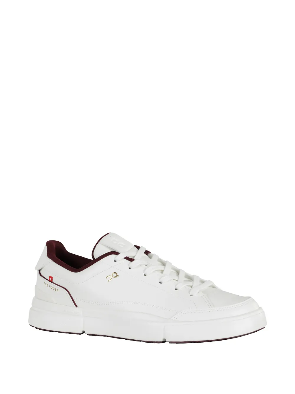 On The Roger geperforeerde sneakers Wit