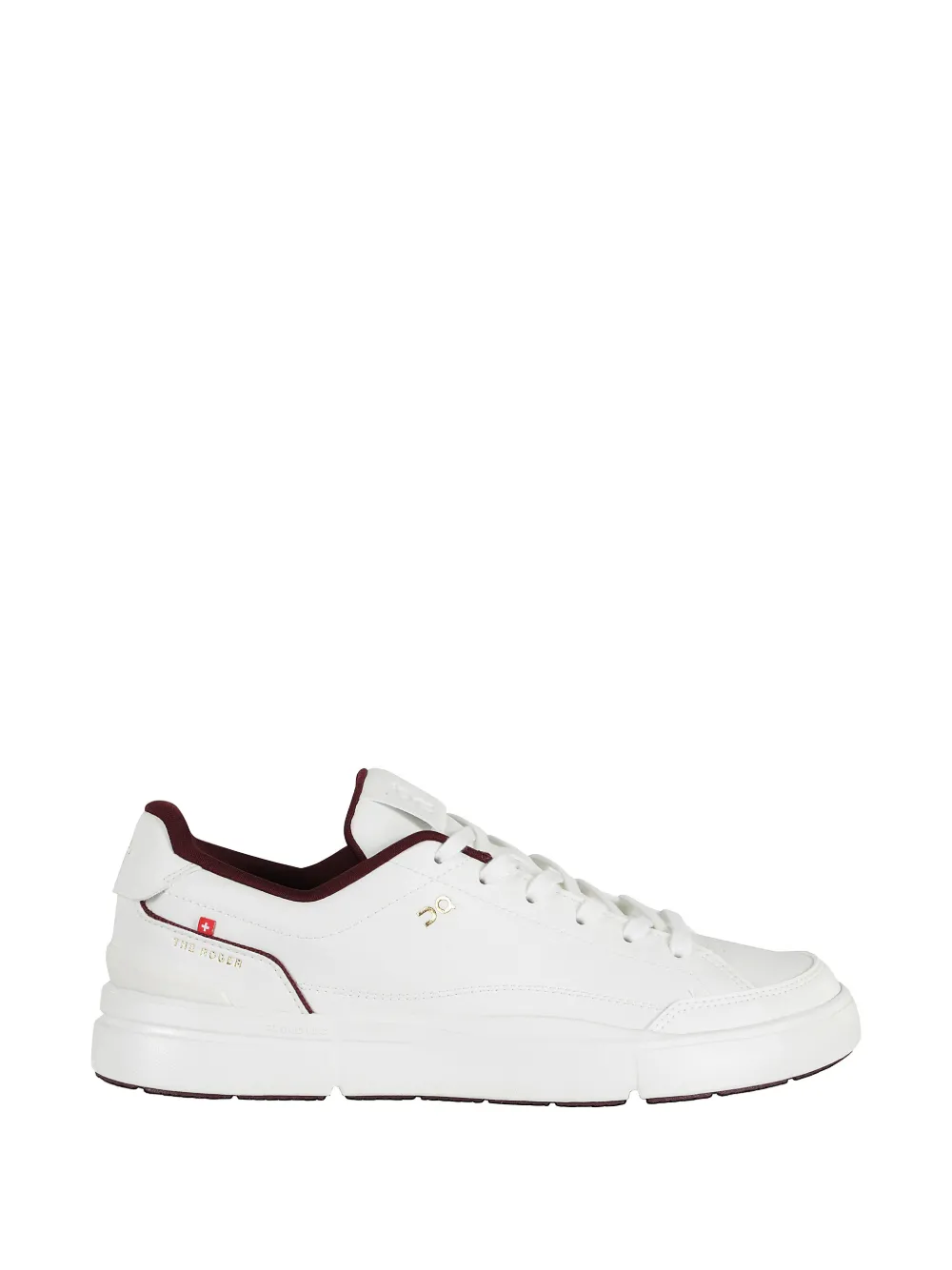 On The Roger perforated sneakers - Bianco