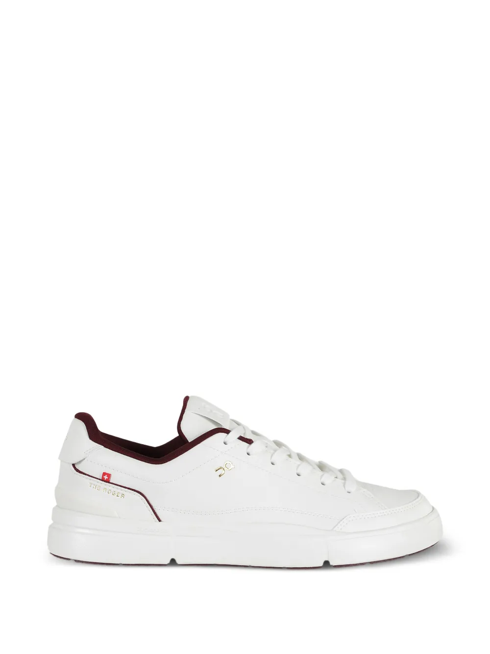 On The Roger perforated sneakers - Bianco