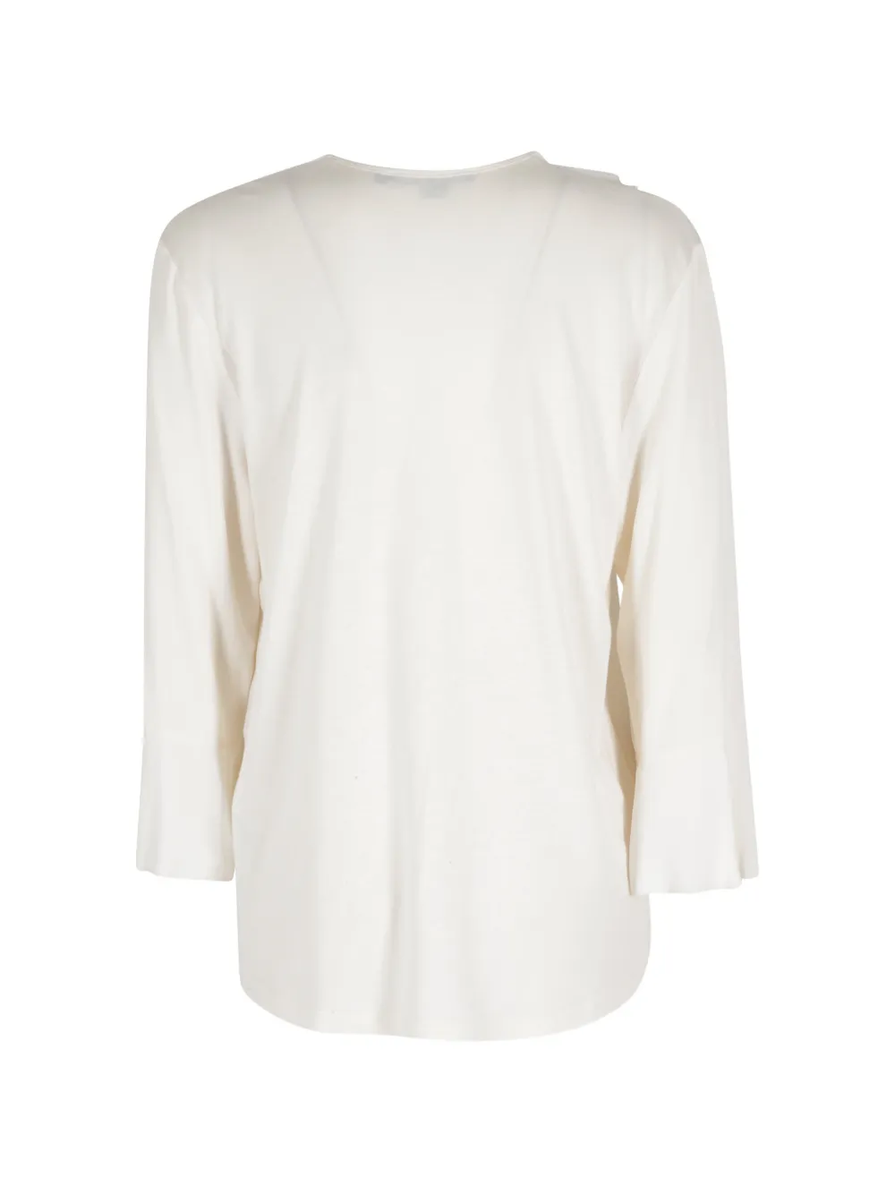  Seventy V-neck Ruffled Blouse - Neutrals 