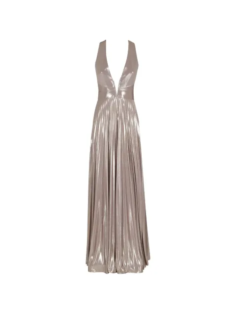 NISSA V-neck maxi dress