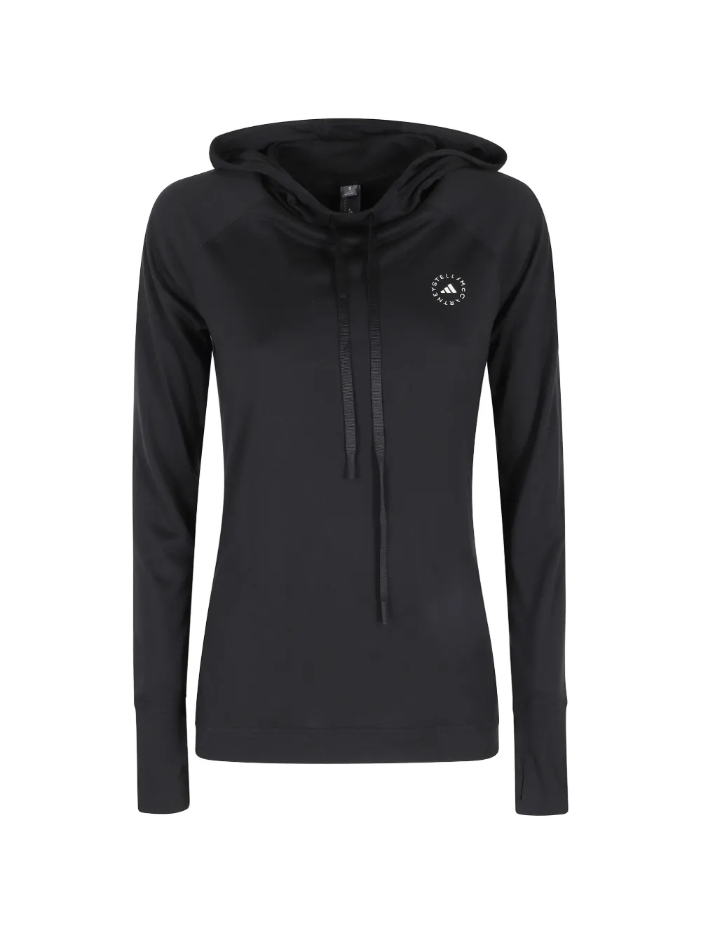 adidas logo-print hoodie - Nero