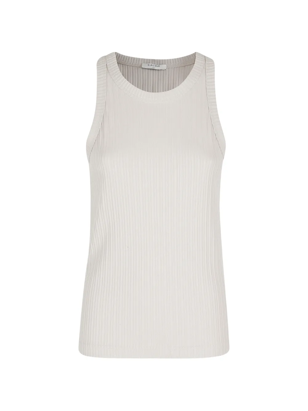 Circolo 1901 ribbed tank top - Toni neutri